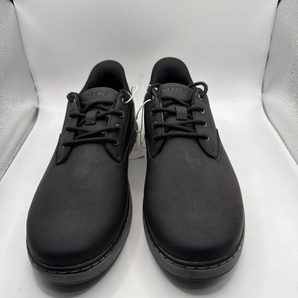 Skechers‎ hands-free swift Fit men's Slip On Black No Bending Shoe. Size 8.5 New